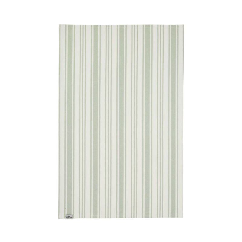 Ulster Weavers Sage Stripe Cotton Tea Towel image number 0